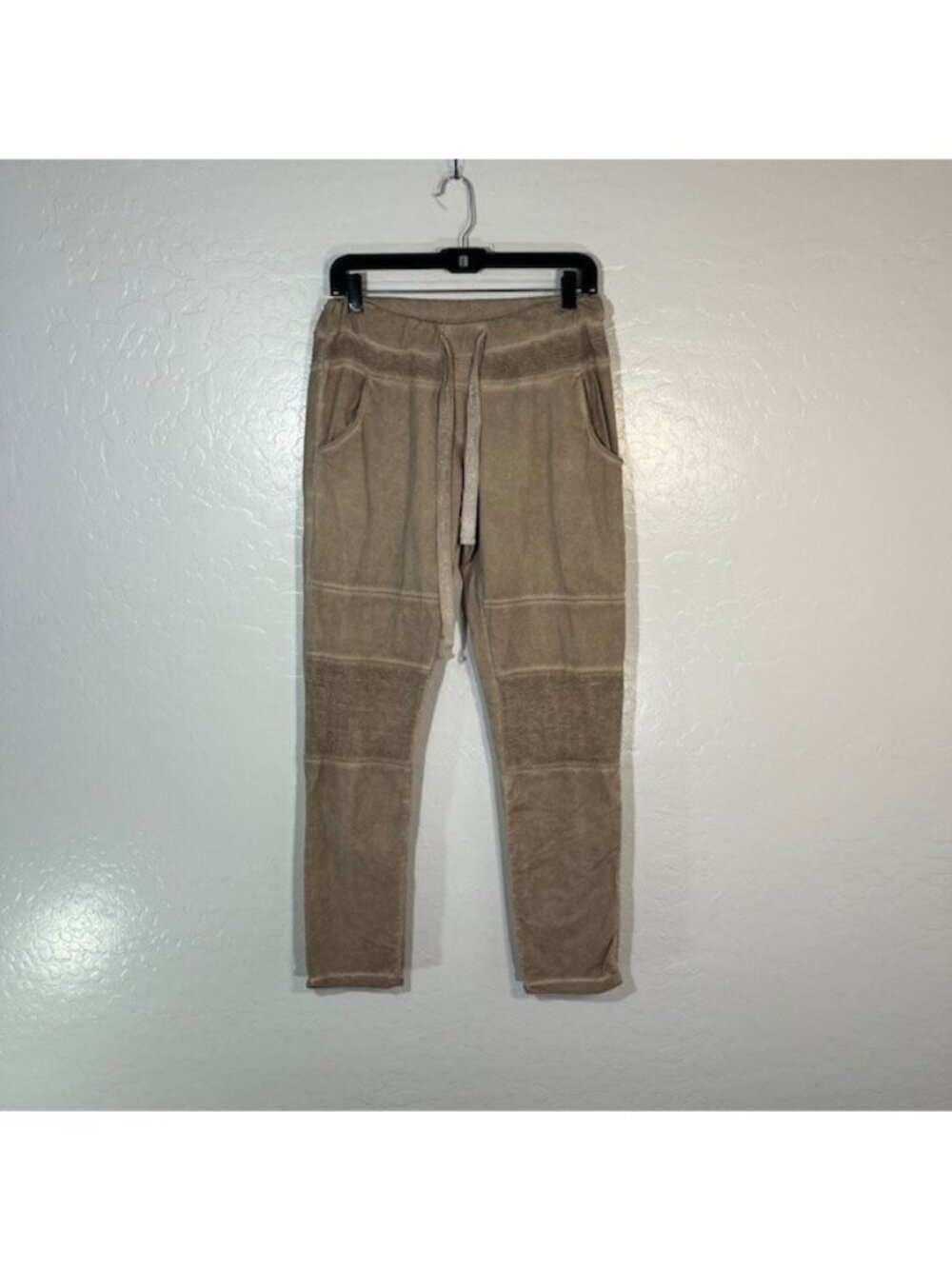 Venti6 Jogger Pants Womens Large Beige Drawstring 29"